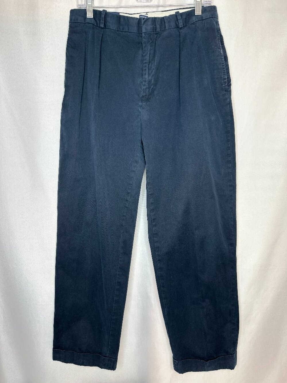 VTG Polo RL Hammond Pleated Chino Pants, Size 31 x 28.5* 90s Y2K Preppy Academia
